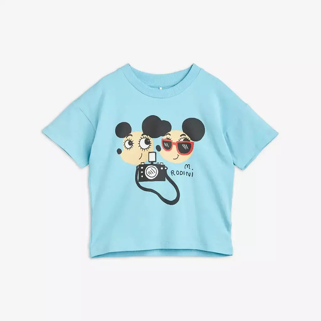 Camiseta Ritzratz azul MINI RODINI