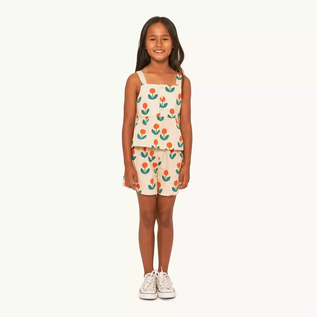 Blusa de tirantes Peonies TINYCOTTONS