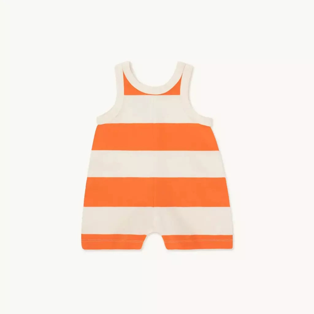 Pelele de rayas naranja TINYCOTTONS