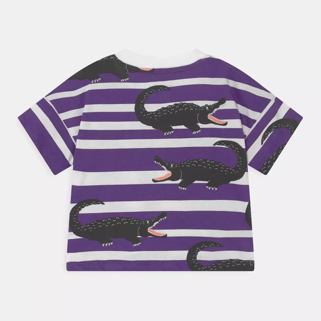 Camiseta Crocodiles Lila MINI RODINI