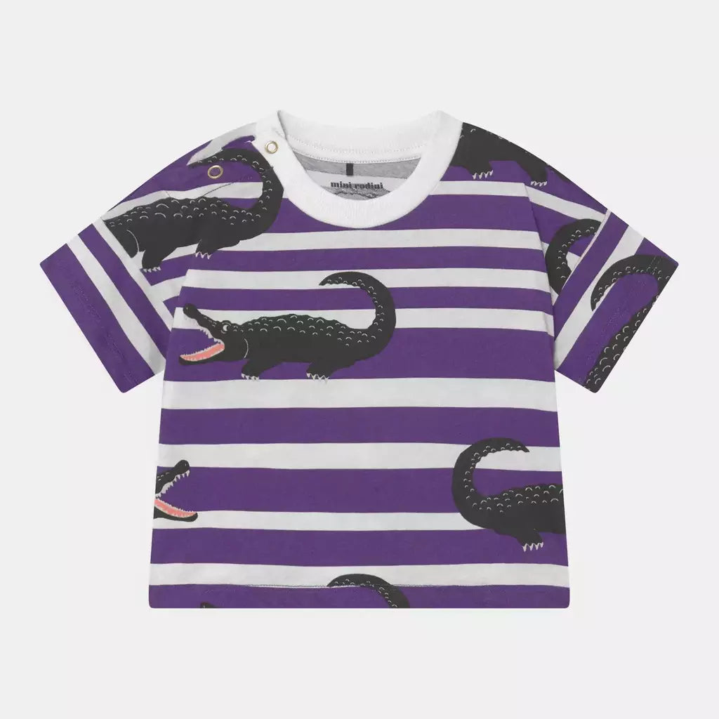 Camiseta Crocodiles Lila MINI RODINI