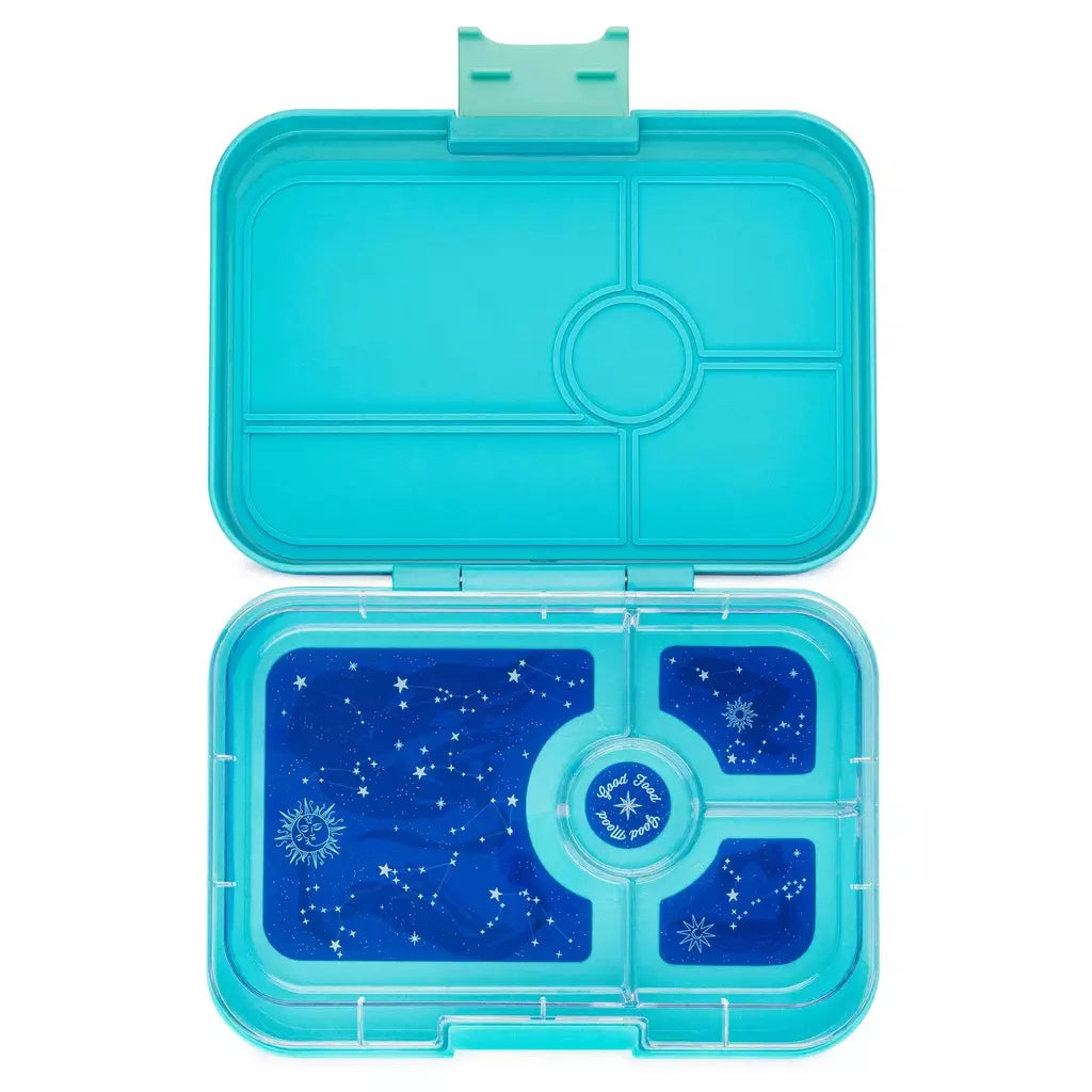 Fiambrera Yumbox Tapas 4C-Bali Aqua + Zodiac YUMBOX