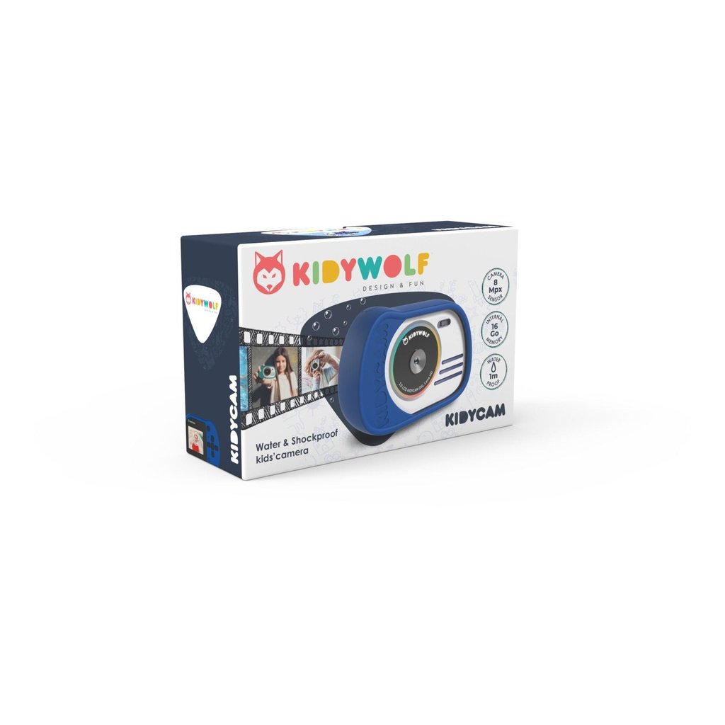 Cámara de fotos para niños impermeable - Azul KIDYWOLF