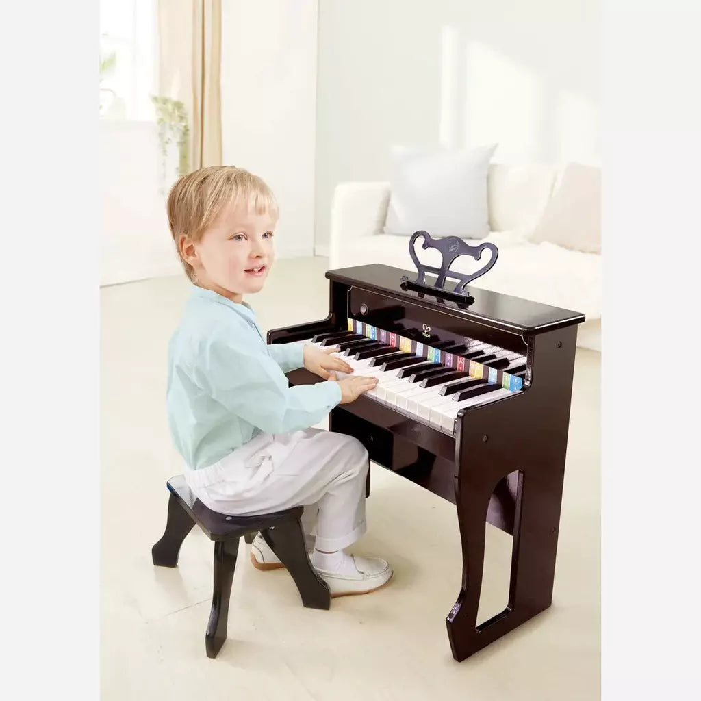 Piano electrónico negro HAPE