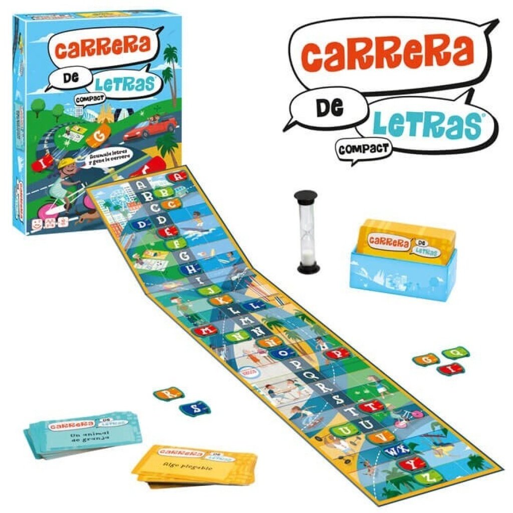 Carrera de Letras Compact - Juego de palabras y velocidad LÚDILO
