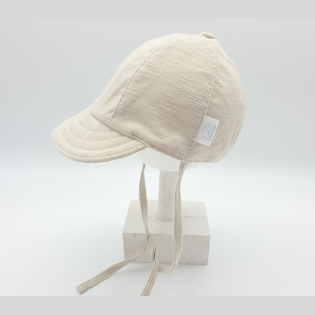 Gorra Bebé Baseball lisa de punto Piedra