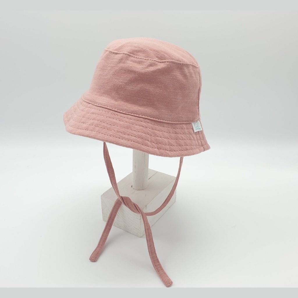 Gorro Bebé Tenis liso de punto Rosa Viejo