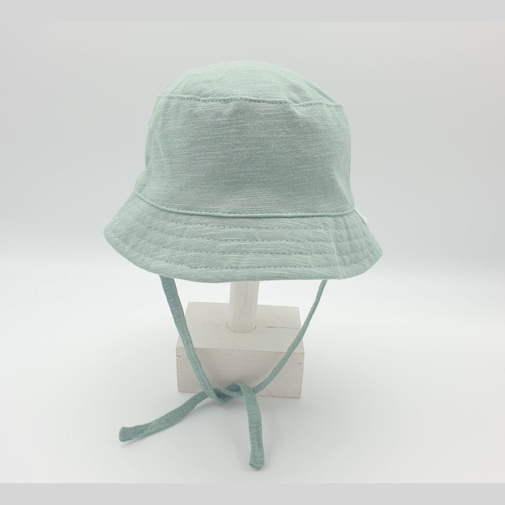 Gorro Bebé Tenis liso de punto Verde