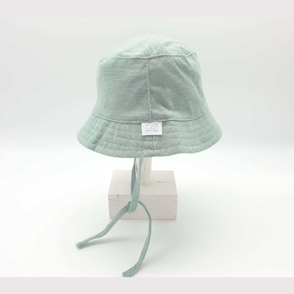 Gorro Bebé Tenis liso de punto Verde