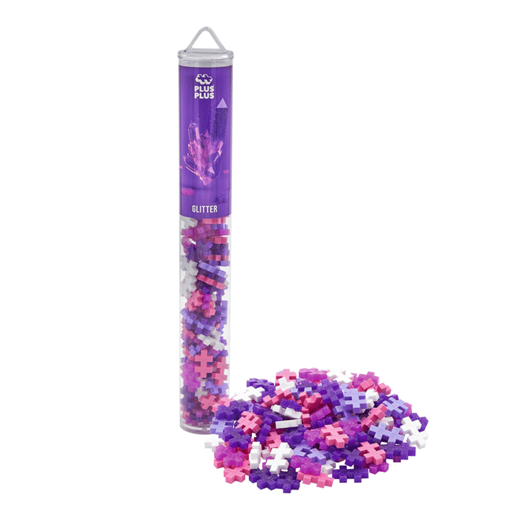 100 Piezas construcción Glitter PLUS-PLUS