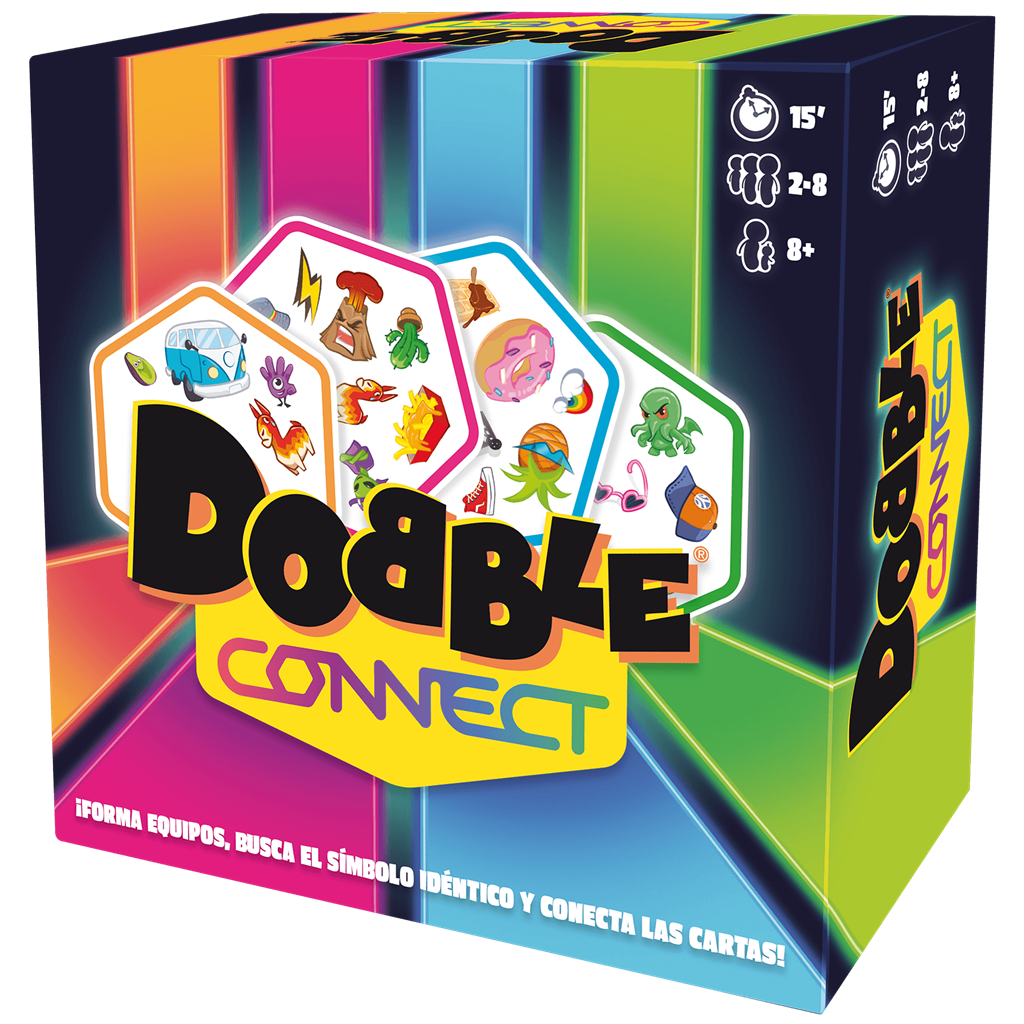 Dobble Connect Juego de cartas de rapidez