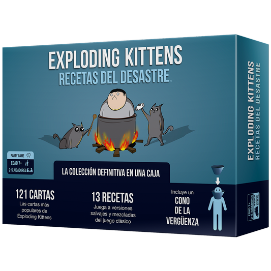 Exploding Kittens Recetas del Desastre - Juego de cartas