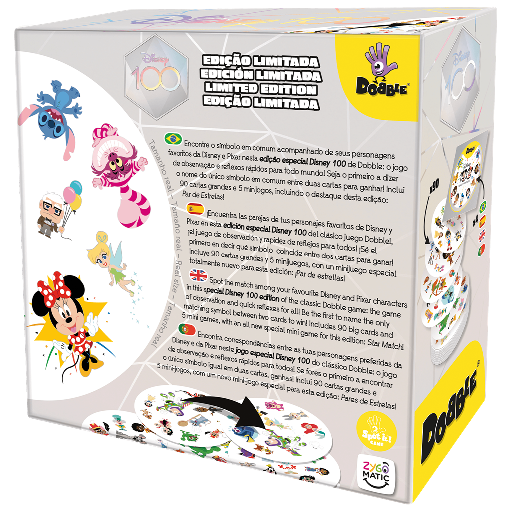 Dobble Disney Juego de cartas de rapidez