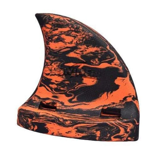 Aleta de tiburón Marble Black/Orange SWIMFIN