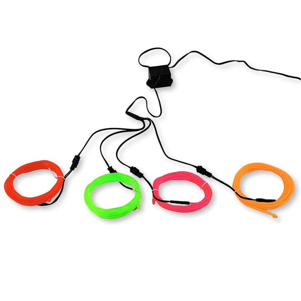 Luces de neón para disfraz Súper Set