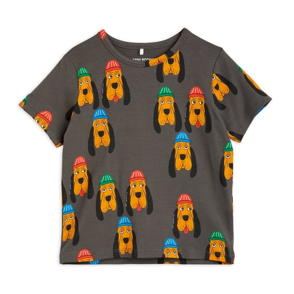 Camiseta gris Bloodhound MINI RODINI