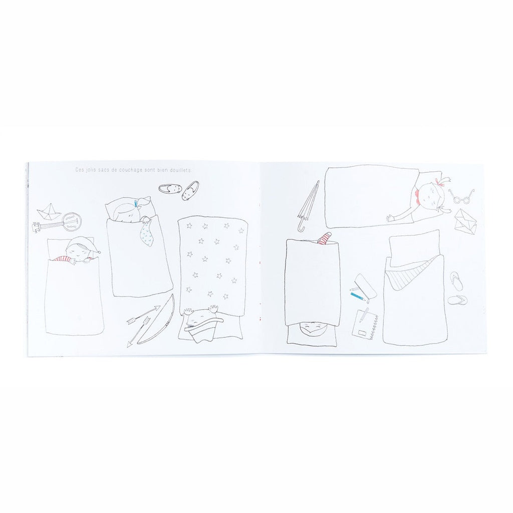 Cuaderno para colorear Mercredi MOULIN ROTY