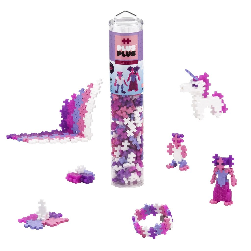 15 Piezas construcción Big 5 Glitter PLUS-PLUS