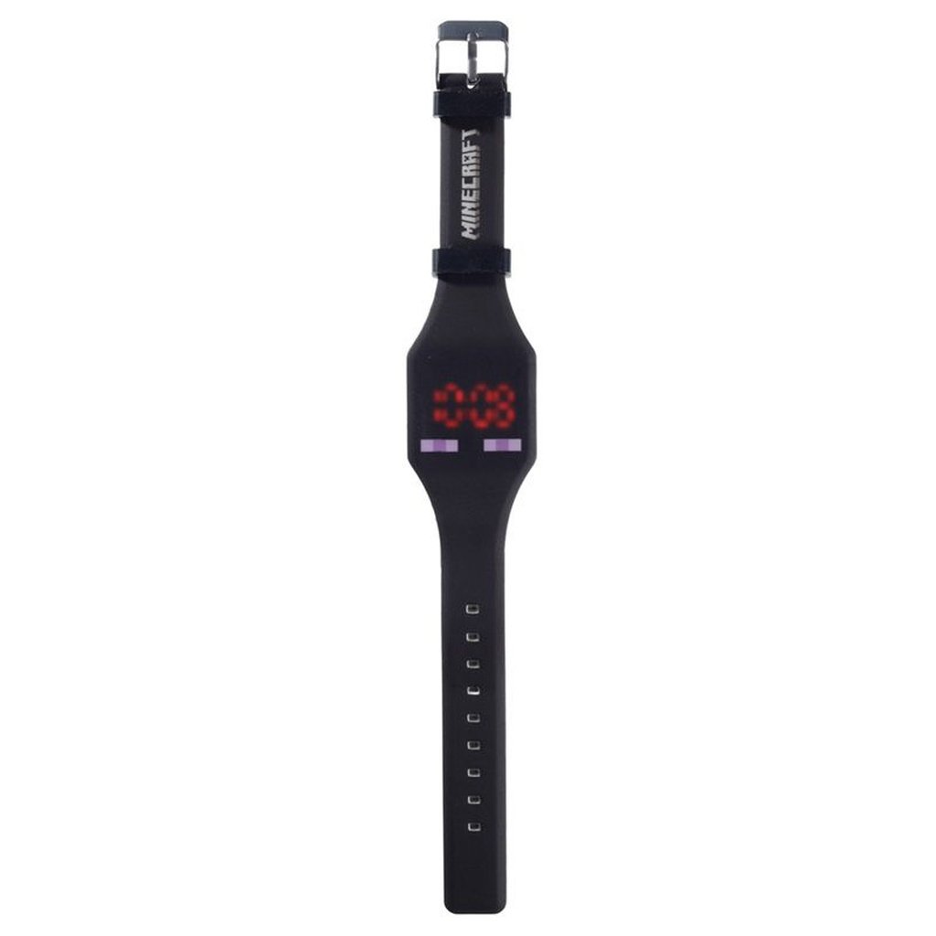 Reloj de pulsera LED Minecraft - Negro