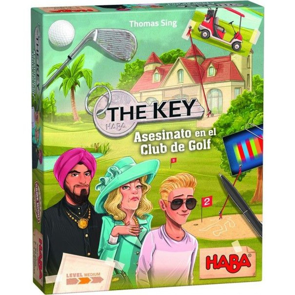The Key - Asesinato en el club de golf Juego de deducción de HABA