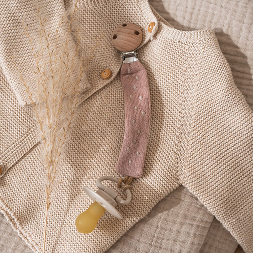 Sujeta chupetes Rosa AVA&YVES