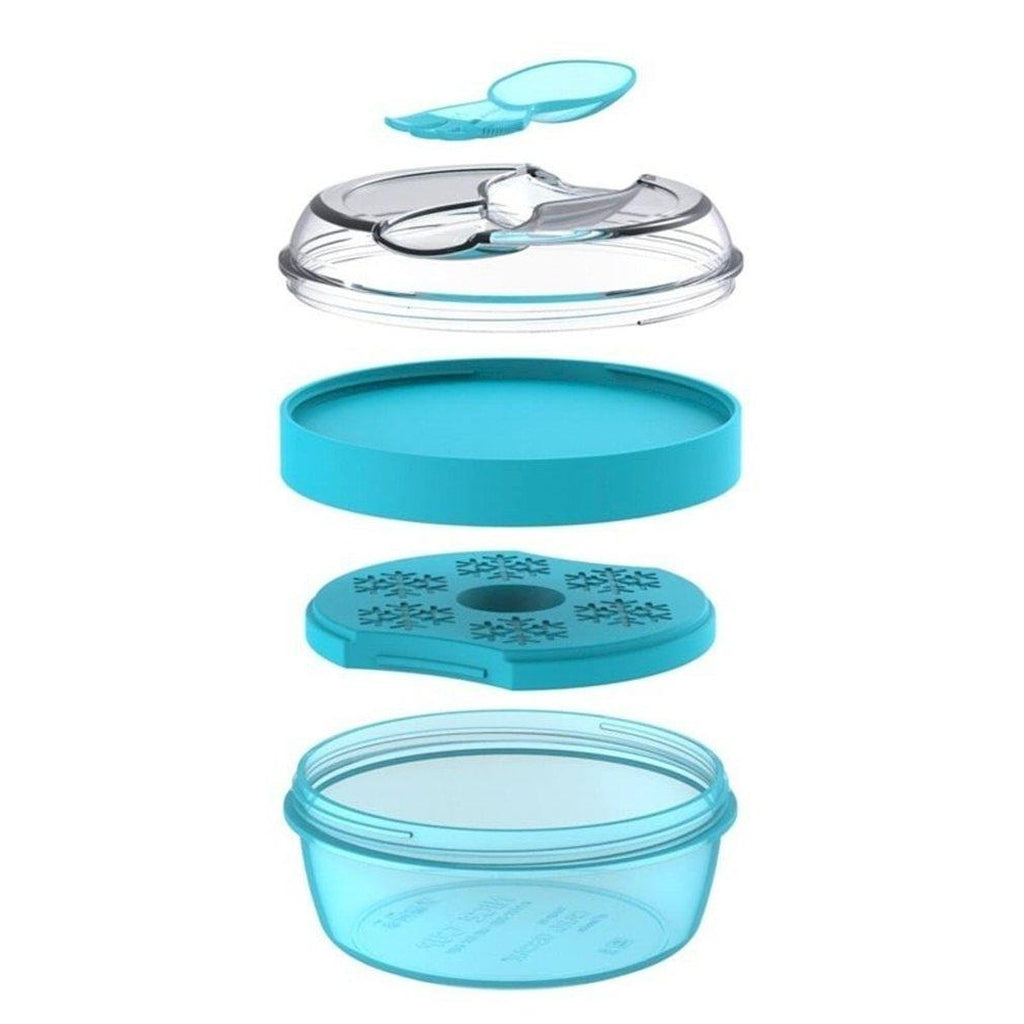 Fiambrera con tapa refrigerante N'ice Cup Turquoise CARL OSCAR