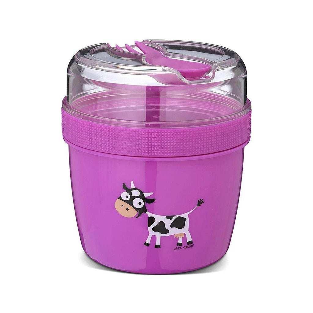 Fiambrera Snack N'ice Cup L Purple CARL OSCAR