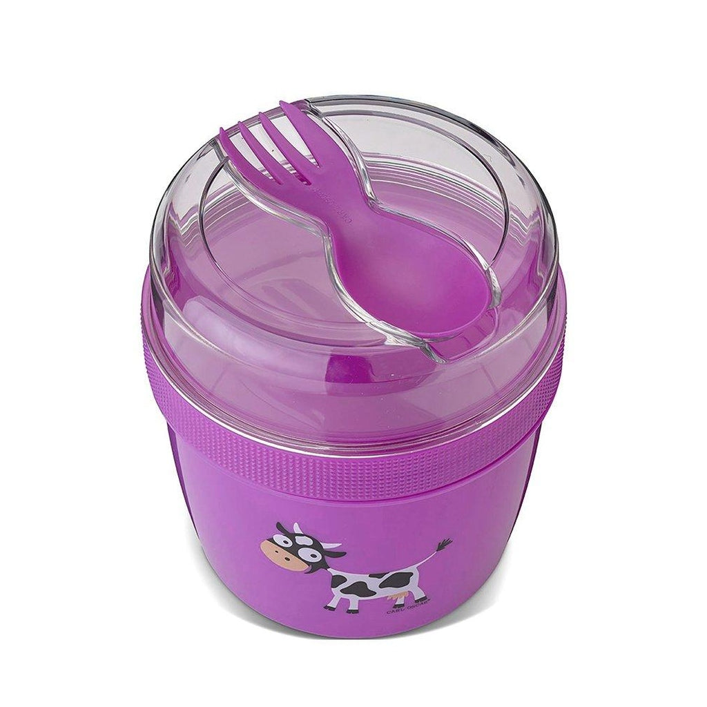 Fiambrera Snack N'ice Cup L Purple CARL OSCAR
