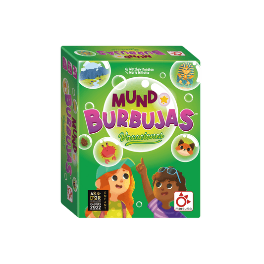 Mundo Burbujas - Vacaciones Juego de cartas MERCURIO