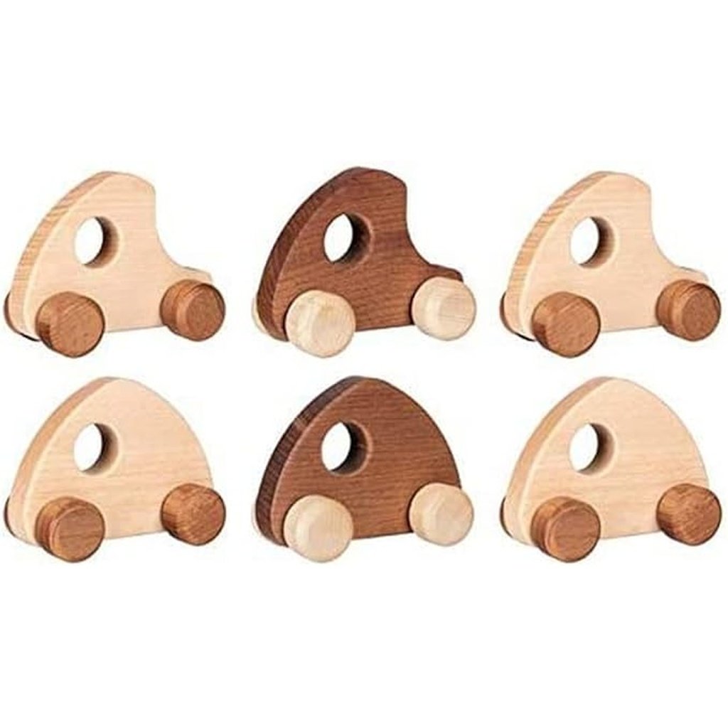 Coche de madera para agarrar Nature GOKI