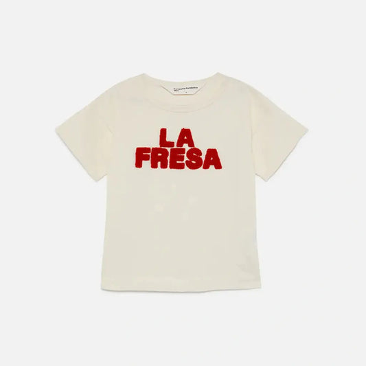 Camiseta blanca La Fresa COMPAÑIA FANTASTICA