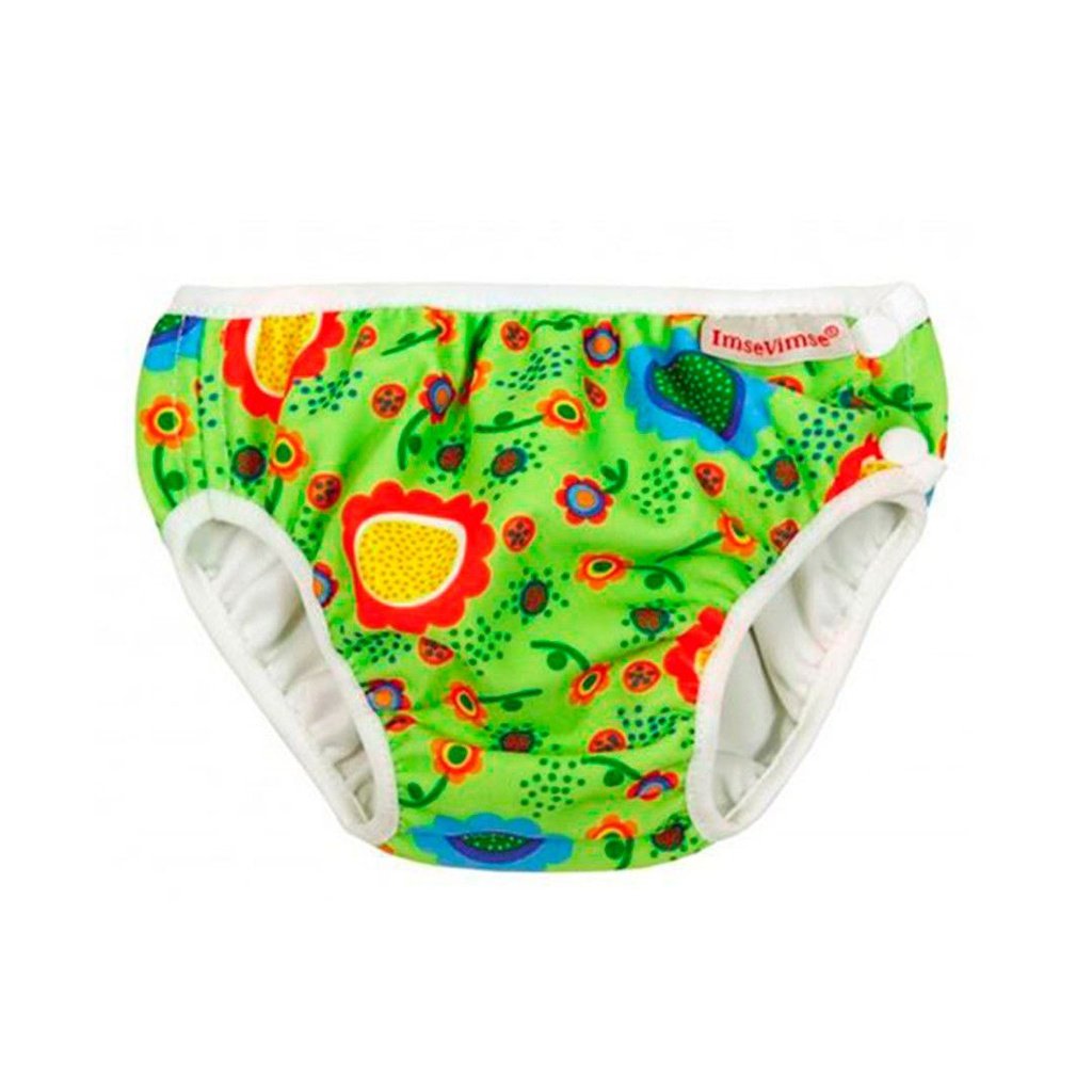 Bañador pañal Verde Flores IMSE VIMSE