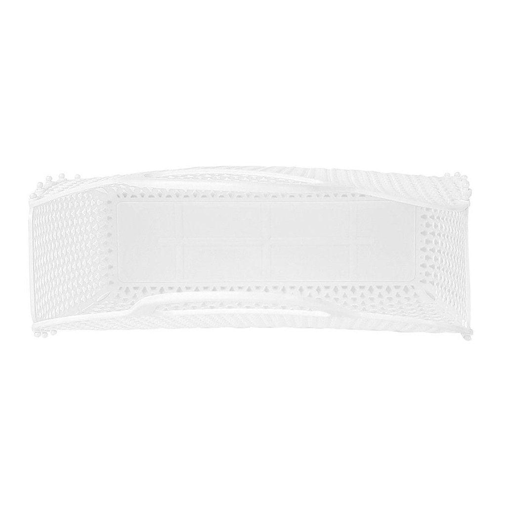 Bolso de plástico retro Blanco