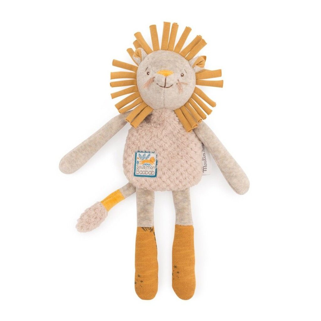 Doudou sonajero León Baobab MOULIN ROTY