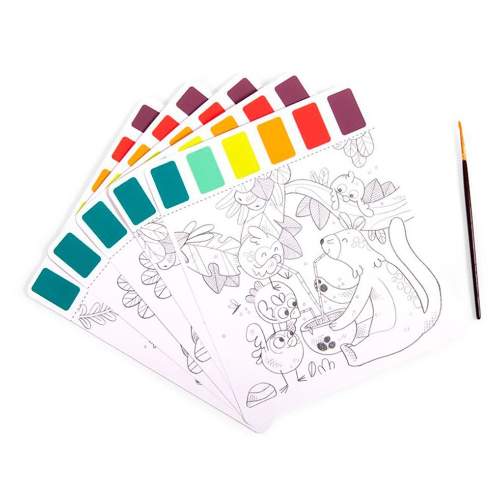 Paleta mágica de pintura Jungla MOULIN ROTY