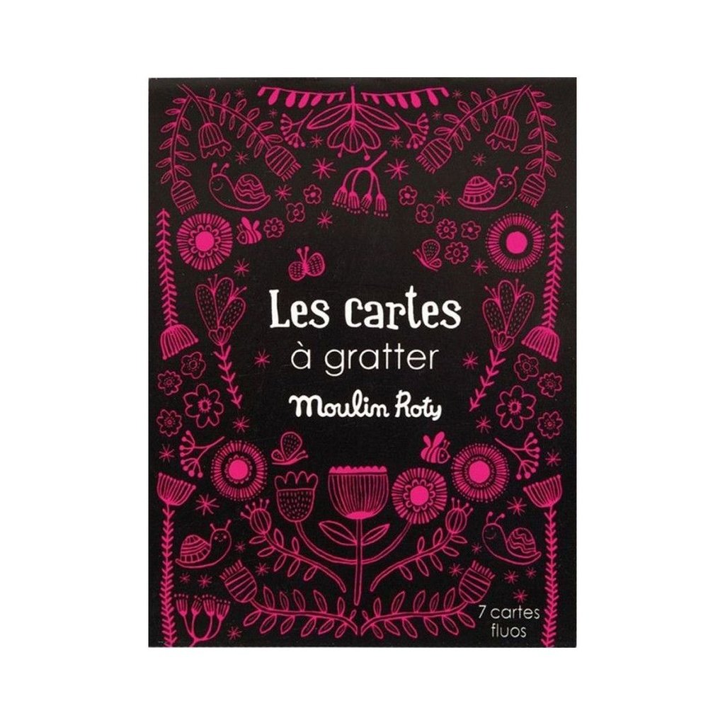 Tarjetas rasca-rasca Pequeñas Maravillas Fluos MOULIN ROTY