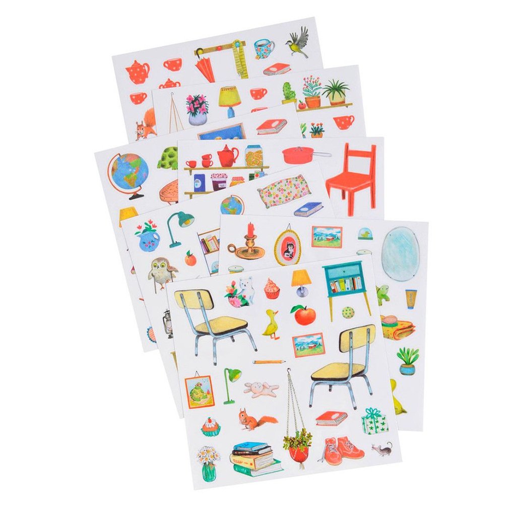 Cuaderno de pegatinas Gran Familia MOULIN ROTY