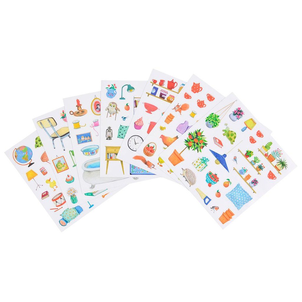 Cuaderno de pegatinas Gran Familia MOULIN ROTY