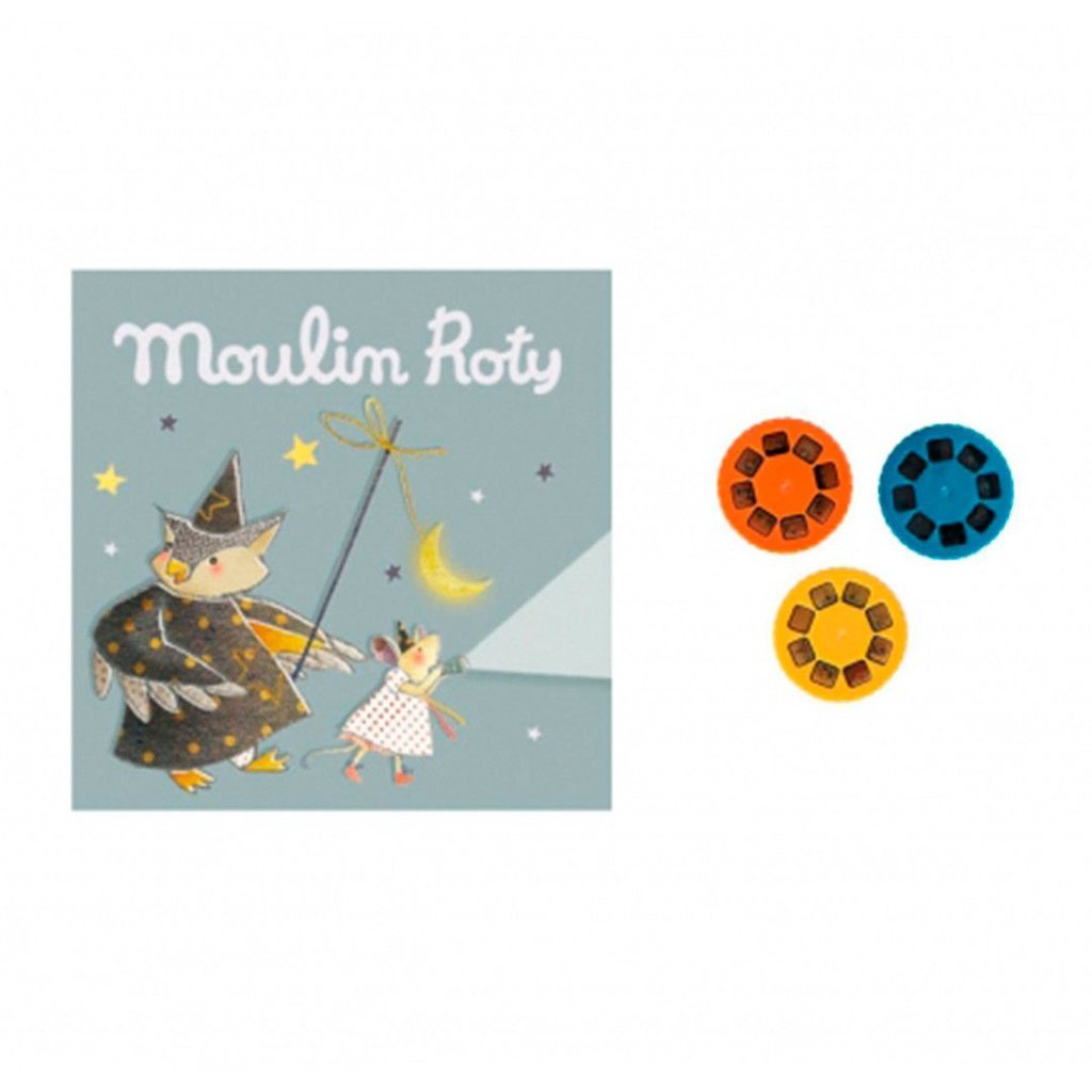 Caja con 3 discos para linterna proyector Il était une fois MOULIN ROTY
