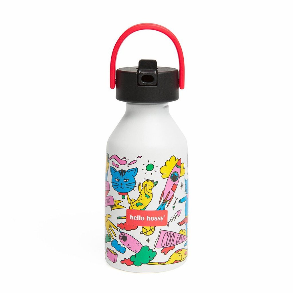 Botella acero inoxidable Cats HELLO HOSSY