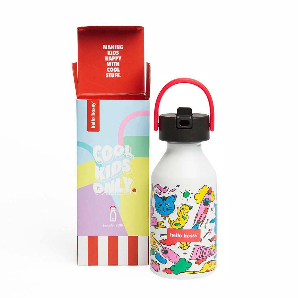 Botella acero inoxidable Cats HELLO HOSSY