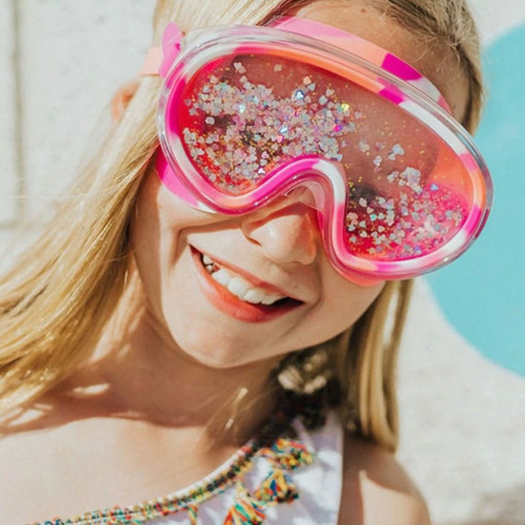 Gafas de natación Beach Life Mask Sand Art Pink BLING2O