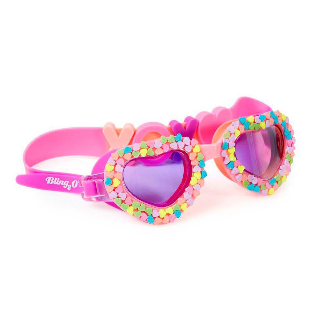 Gafas de natación Candy Heart Be Mine Pastel Heart BLING2O
