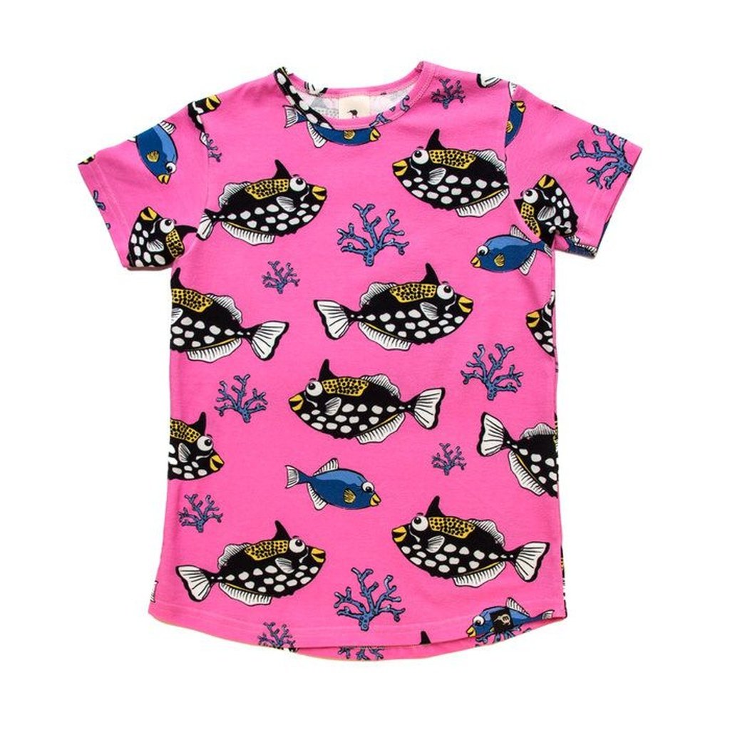 Camiseta Rosa Pez Bayesta Payaso MULLIDO