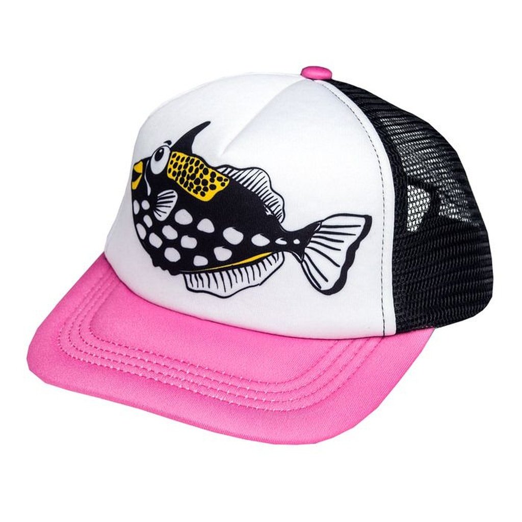 Gorra rosa Pez Ballesta Payaso MULLIDO