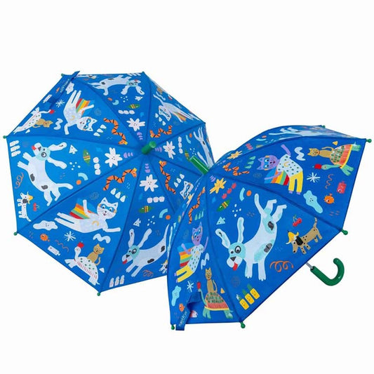 Paraguas cambia color Mascotas