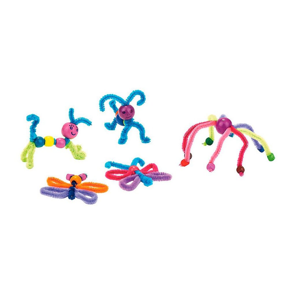 Set manualidades perlas y limpiapipas