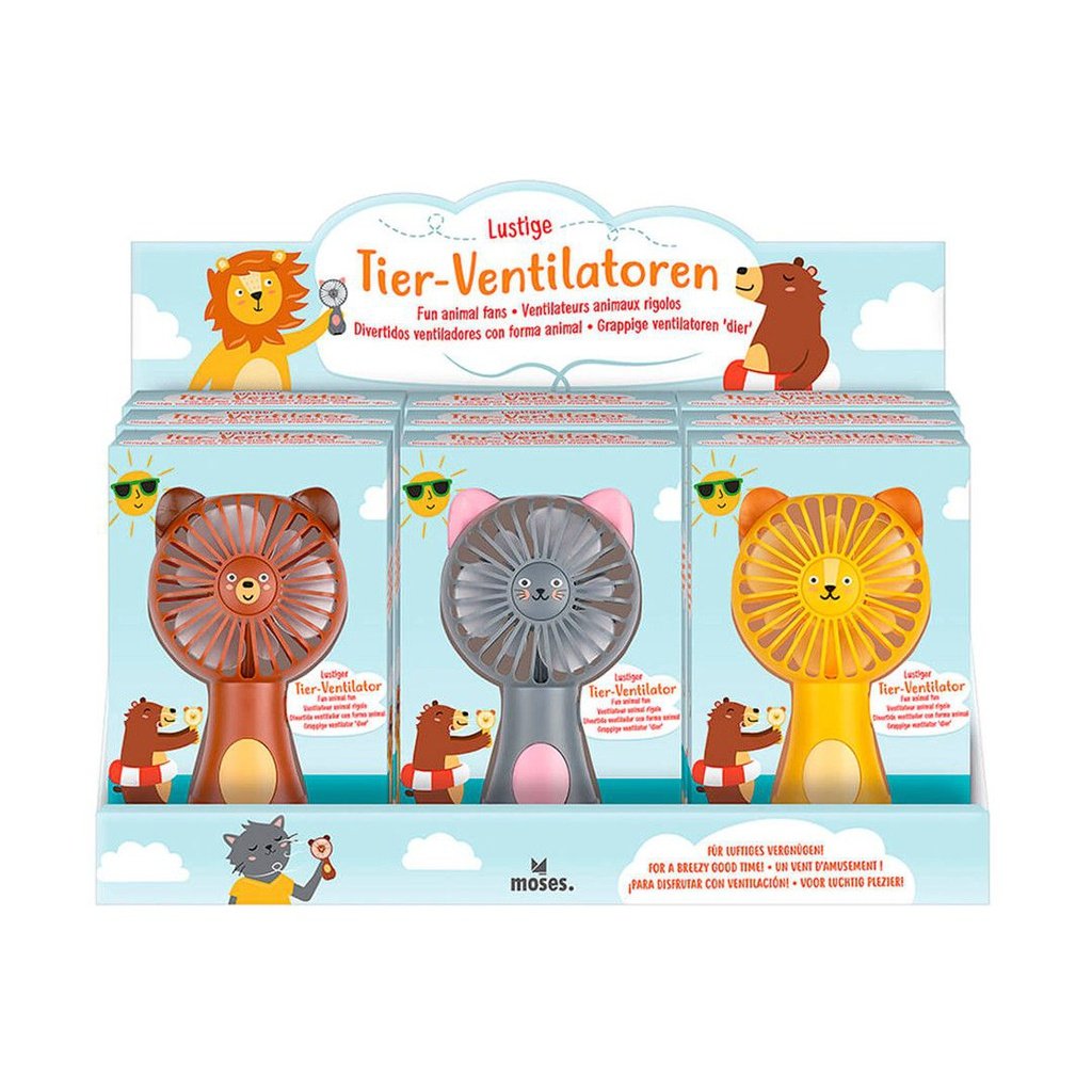 Ventilador con forma de animal