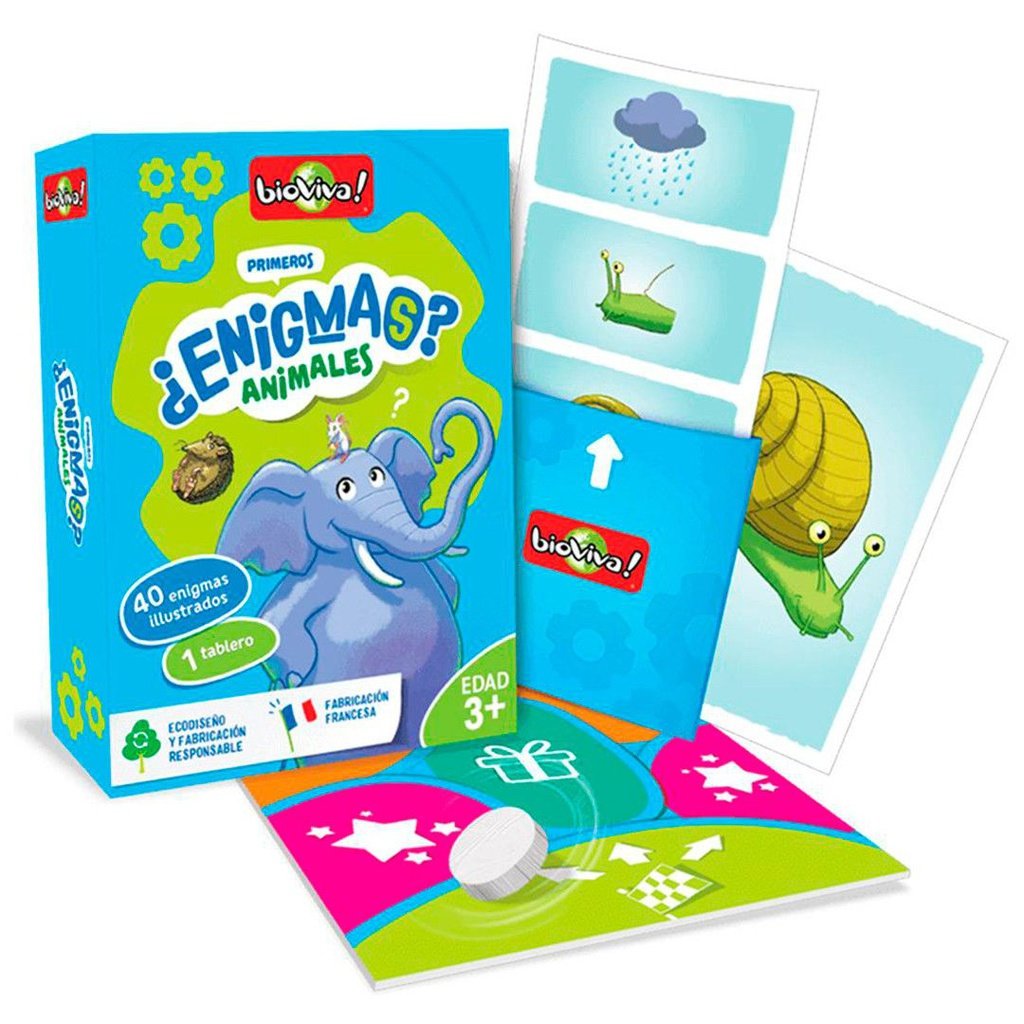 Mis Primeros ¿Enigmas? Animales - Juego de pistas BIOVIVA!
