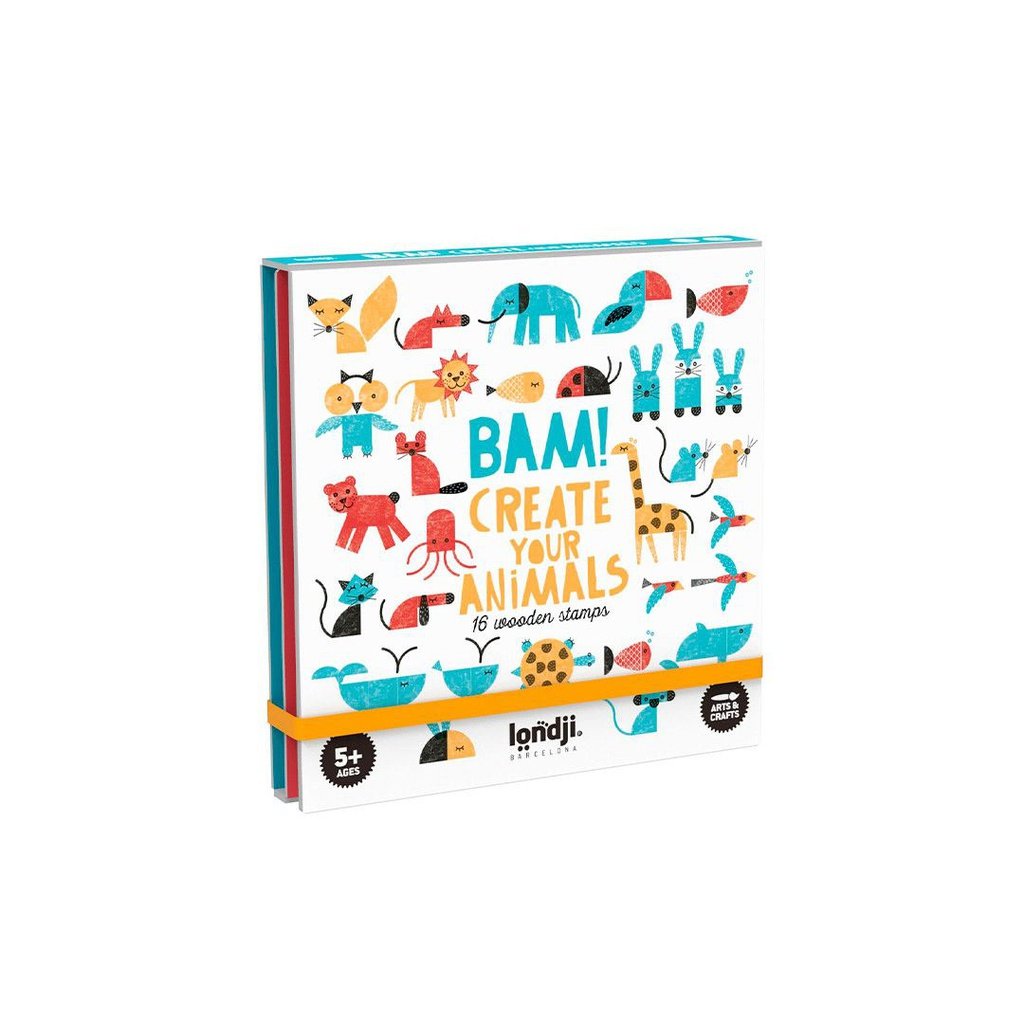 Bam! Create your animals - Juego de estampación LONDJI